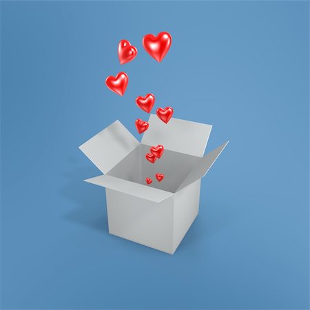 simsearch:400-04932450,k - love heart in box Stock Photo - Budget Royalty-Free & Subscription, Code: 400-05055915