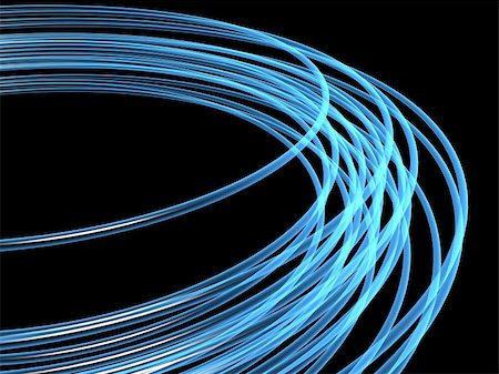optical fibers isolated on black background Stock Photo - Budget Royalty-Free & Subscription, Code: 400-05055956