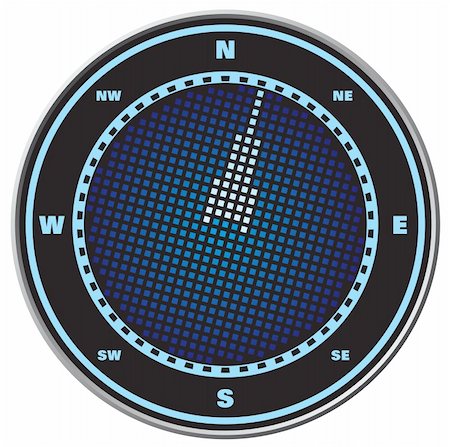 simsearch:400-05137738,k - Wind rose compass digital display for your map Fotografie stock - Microstock e Abbonamento, Codice: 400-05056070