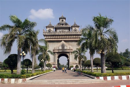 shanin (artist) - Arc Patuxai in the centre of Vientiane Stock Photo - Budget Royalty-Free & Subscription, Code: 400-05056073