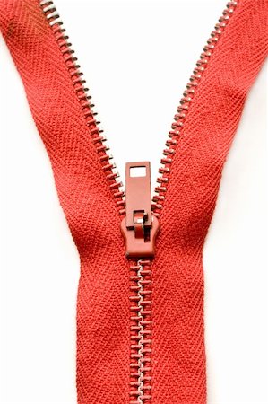 selectphoto (artist) - Red zipper on white background Stock Photo - Budget Royalty-Free & Subscription, Code: 400-05056558