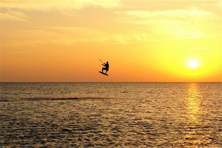 surfing extreme sport - Azov sea near Dolshanka, south part of Russia Stock Photo - Budget Royalty-Free & Subscription, Code: 400-05056808