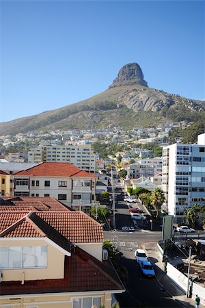 Photo of the Lion Head in Cape Town Stock Photo - Budget Royalty-Free & Subscription, Code: 400-05057383