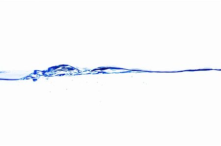 simsearch:400-04524078,k - Blue water wave over a white background Stock Photo - Budget Royalty-Free & Subscription, Code: 400-05057408