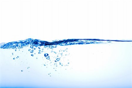 simsearch:400-04530350,k - Blue water wave over a white background Stockbilder - Microstock & Abonnement, Bildnummer: 400-05057409
