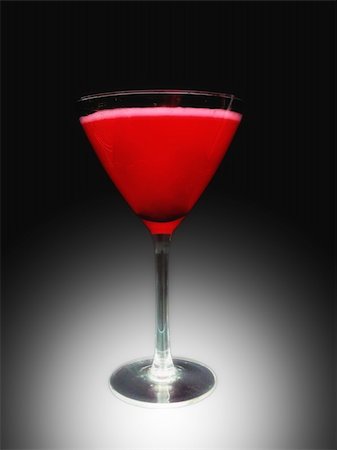 red martini glass Stock Photo - Budget Royalty-Free & Subscription, Code: 400-05058376