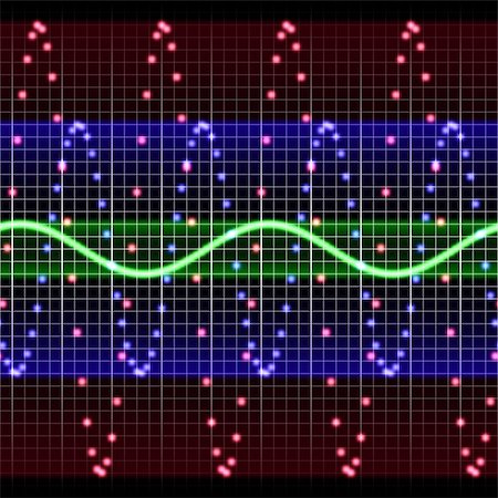 radiowelle - Computer generated illustration of laboratory test display Stockbilder - Microstock & Abonnement, Bildnummer: 400-05058421