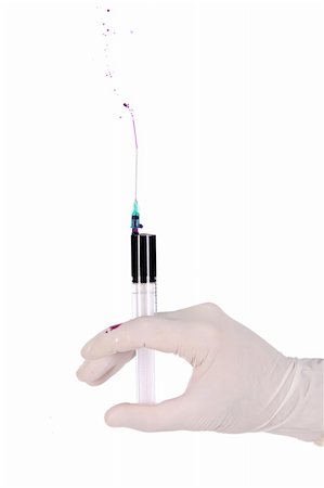 simsearch:400-05320263,k - A injection on white background Photographie de stock - Aubaine LD & Abonnement, Code: 400-05058537