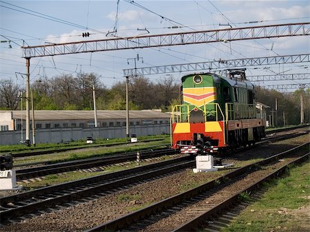 dragunov (artist) - The locomotive approaching the station Stock Photo - Budget Royalty-Free & Subscription, Code: 400-05059181
