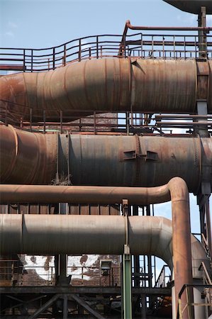 Old rusty pipework Stock Photo - Budget Royalty-Free & Subscription, Code: 400-05059337