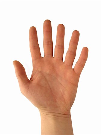 Hand with six fingers photomanipulation. Including clipping path. Fotografie stock - Microstock e Abbonamento, Codice: 400-05050656