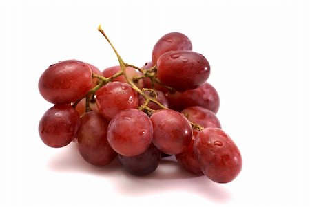fresh bunch of red grapes Stock Photo - Budget Royalty-Free & Subscription, Code: 400-05050936
