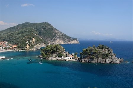 Panagias island in Parga northern Greece Stock Photo - Budget Royalty-Free & Subscription, Code: 400-05051022