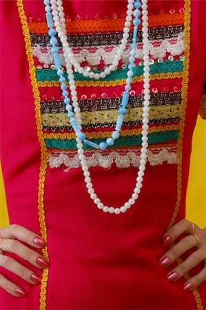 simsearch:400-05051542,k - The folk russian dress on yellow background Stock Photo - Budget Royalty-Free & Subscription, Code: 400-05051543