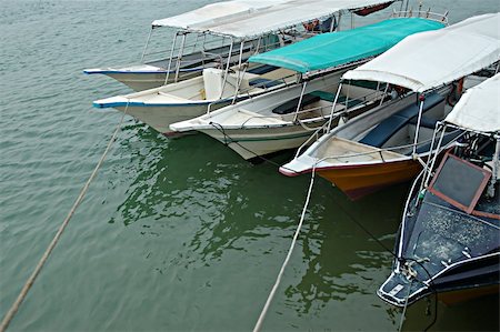 boats waiting for passanger Stock Photo - Budget Royalty-Free & Subscription, Code: 400-05052165