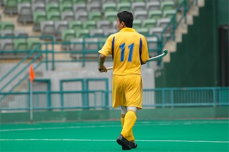 field hockey in action Stockbilder - Microstock & Abonnement, Bildnummer: 400-05052226