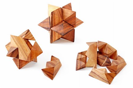 simsearch:640-01355058,k - wood puzzle for trening organization and creativity Photographie de stock - Aubaine LD & Abonnement, Code: 400-05053895
