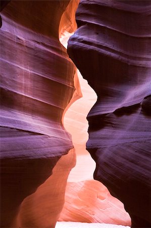 Upper Antelope Canyon in Arizona near Page, United States of America Photographie de stock - Aubaine LD & Abonnement, Code: 400-05064368