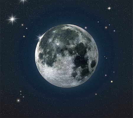 simsearch:400-05023537,k - full-moon -3d rendering Photographie de stock - Aubaine LD & Abonnement, Code: 400-05064457