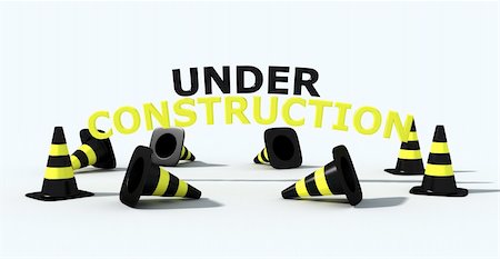 simsearch:400-08093747,k - under construction logo on white  background - 3d rendering Stockbilder - Microstock & Abonnement, Bildnummer: 400-05064492