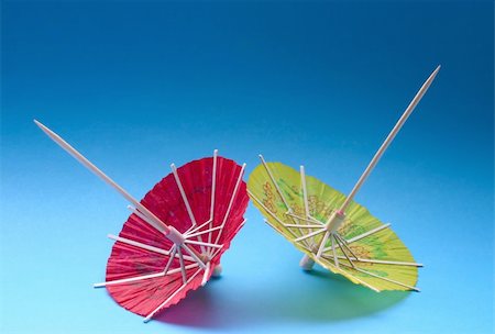 ricepaper - Asian cocktail umbrellas Stock Photo - Budget Royalty-Free & Subscription, Code: 400-05065467