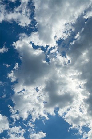 simsearch:400-05304842,k - A blue sky, fluffy white clouds, a good day. Stockbilder - Microstock & Abonnement, Bildnummer: 400-05065915