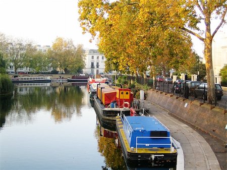 The peaceful Canal of Little Venice in London. Stock Photo - Budget Royalty-Free & Subscription, Code: 400-05065980