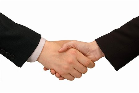 simsearch:400-04574012,k - handshake between man and woman in business suits Stock Photo - Budget Royalty-Free & Subscription, Code: 400-05067405