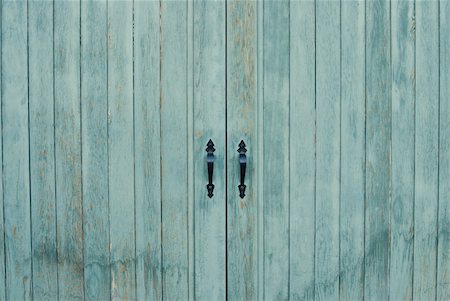 Close-up of a set of closed double doors Stock Photo - Budget Royalty-Free & Subscription, Code: 400-05067612