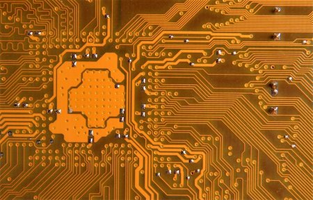 simsearch:400-03952078,k - A macro shot of a yellow circuit board. Stock Photo - Budget Royalty-Free & Subscription, Code: 400-05068201