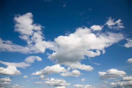 Blue Sky And White Clouds Stock Photo - Budget Royalty-Free & Subscription, Code: 400-05068540