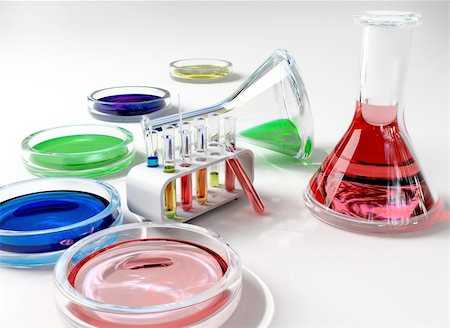 simsearch:400-04478049,k - the laboratory tust tubes (3d Image) Stock Photo - Budget Royalty-Free & Subscription, Code: 400-05068742