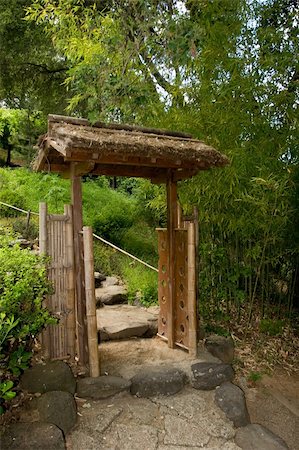 A traditional Japanese garden in California. Stock Photo - Budget Royalty-Free & Subscription, Code: 400-05068840