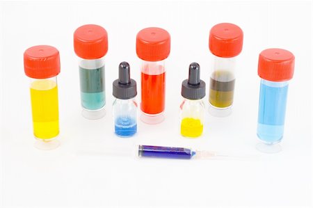 a set of five test tubes with colourful potions Stock Photo - Budget Royalty-Free & Subscription, Code: 400-05069245