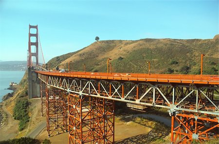 presidio san francisco - Golden Gate bridge in San Francisco, California Stock Photo - Budget Royalty-Free & Subscription, Code: 400-05061622