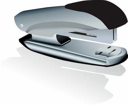 simsearch:400-04709840,k - Vector illustration of  staplers with dropped  shadow Foto de stock - Super Valor sin royalties y Suscripción, Código: 400-05061965