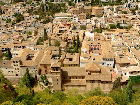dreef (artist) - Rooftops of Granada, Andalousia, Spain Stock Photo - Budget Royalty-Free & Subscription, Code: 400-05062730