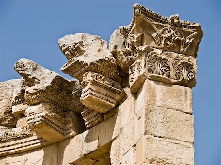 simsearch:400-05682890,k - Temple detail on Jerash, Jordan, Corinthian detail. Foto de stock - Super Valor sin royalties y Suscripción, Código: 400-05062994