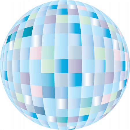 simsearch:400-03966366,k - Disco sphere equipment in three-dimensions shape Stockbilder - Microstock & Abonnement, Bildnummer: 400-05063486