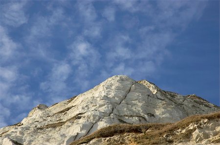 dover, england - White cliffs with a cloudy blue sky Stock Photo - Budget Royalty-Free & Subscription, Code: 400-05063798