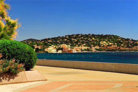 southern french - View of Mediterranean coast of French Riviera Stock Photo - Budget Royalty-Free & Subscription, Code: 400-05063978