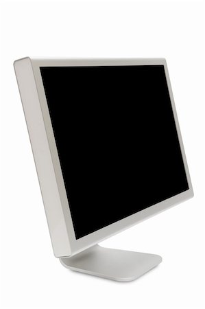 simsearch:400-05078674,k - The modern and thin display on a white background Fotografie stock - Microstock e Abbonamento, Codice: 400-05074581