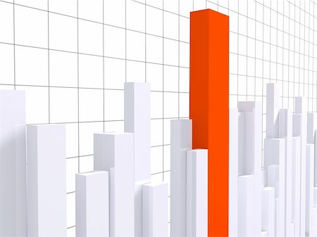 simsearch:400-05085177,k - 3d diagram, showing positive results Stock Photo - Budget Royalty-Free & Subscription, Code: 400-05074810