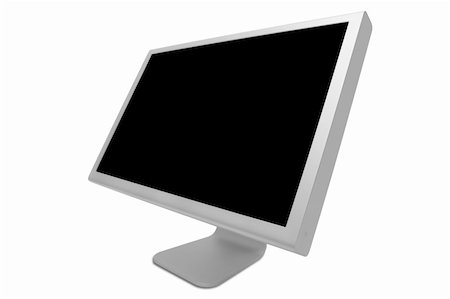 simsearch:400-05078674,k - The modern and thin display on a white background Fotografie stock - Microstock e Abbonamento, Codice: 400-05076010