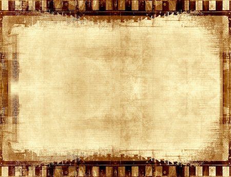 Computer designed highly detailed grunge film frame and background with space for your text or image Photographie de stock - Aubaine LD & Abonnement, Code: 400-05077266