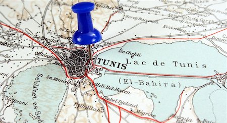 Tunis, Tunisia, the way we looked at it in 1949 Fotografie stock - Microstock e Abbonamento, Codice: 400-05077475