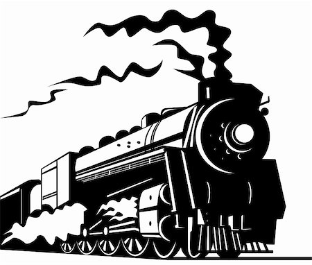 Vector art on trains Stock Photo - Budget Royalty-Free & Subscription, Code: 400-05077648