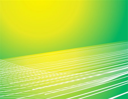 simsearch:400-04069932,k - vector waves lines in yellow and green, wallpaper Stock Photo - Budget Royalty-Free & Subscription, Code: 400-05077733