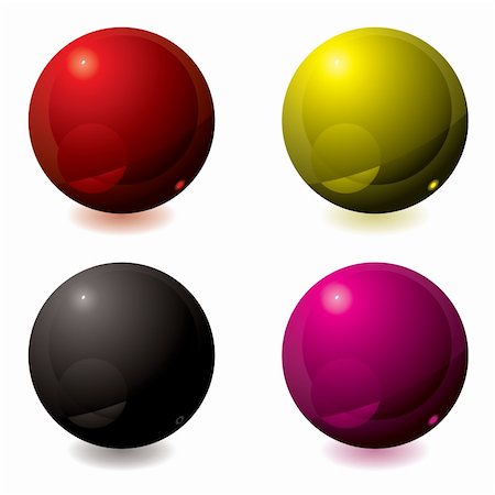 Abstract gel filled buttons in different colors ideal for web Stock Photo - Budget Royalty-Free & Subscription, Code: 400-05078334