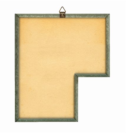 simsearch:400-04497952,k - strange empty noticeboard against pure white background Stock Photo - Budget Royalty-Free & Subscription, Code: 400-05079002